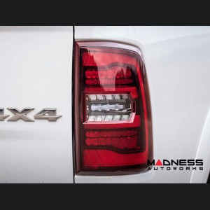 Dodge Ram LED Taillights - XB Series - Morimoto - Red - 2009-2018